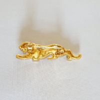 Goudkleurige broche "tijger"